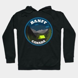 Camping in Banff Hoodie